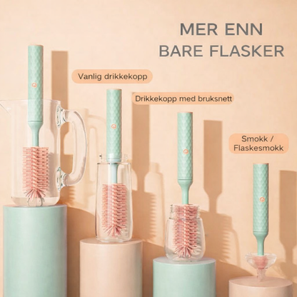 Elektrisk rengöringsmagi - flaskborste