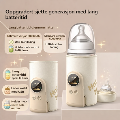Trådlös mjölkvärmare med exakt temperaturkontroll