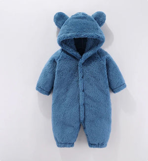 Fleeceoverall - Med huva