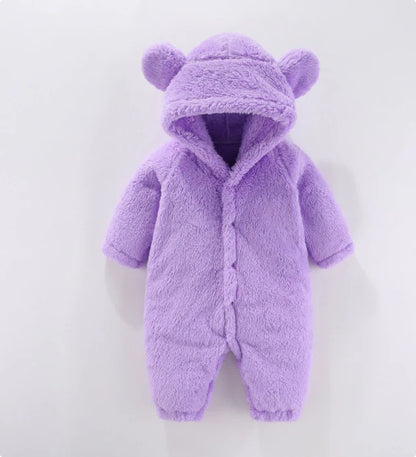 Fleeceoverall - Med huva