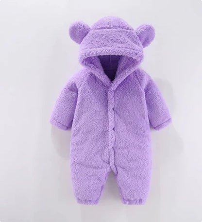Fleeceoverall - Med huva