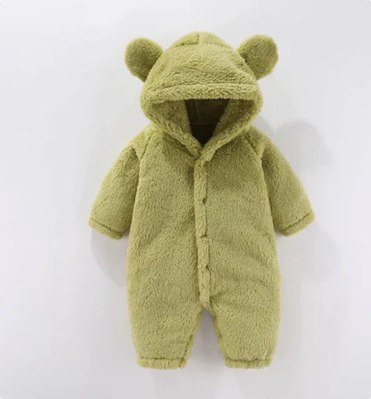 Fleeceoverall - Med huva