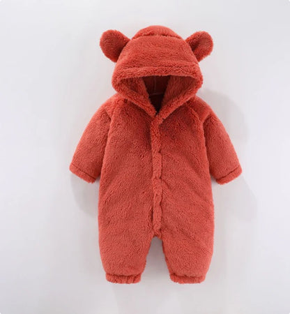 Fleeceoverall - Med huva