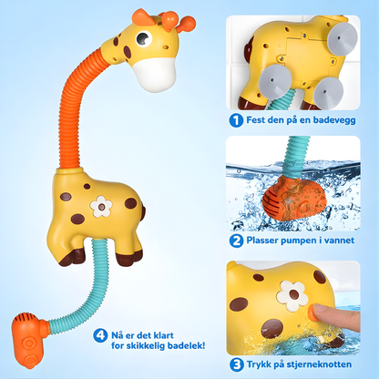 Stänkande giraffbadleksak