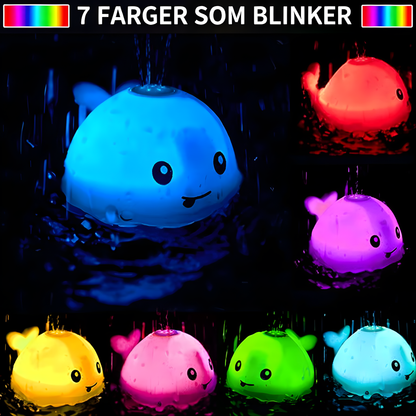 Magisk badval – Färgskiftande badleksak med ljus