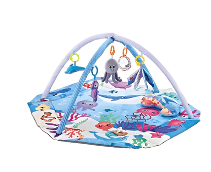 TryggStart – 8-i-1 sensorisk och aktivitetsmatta för baby