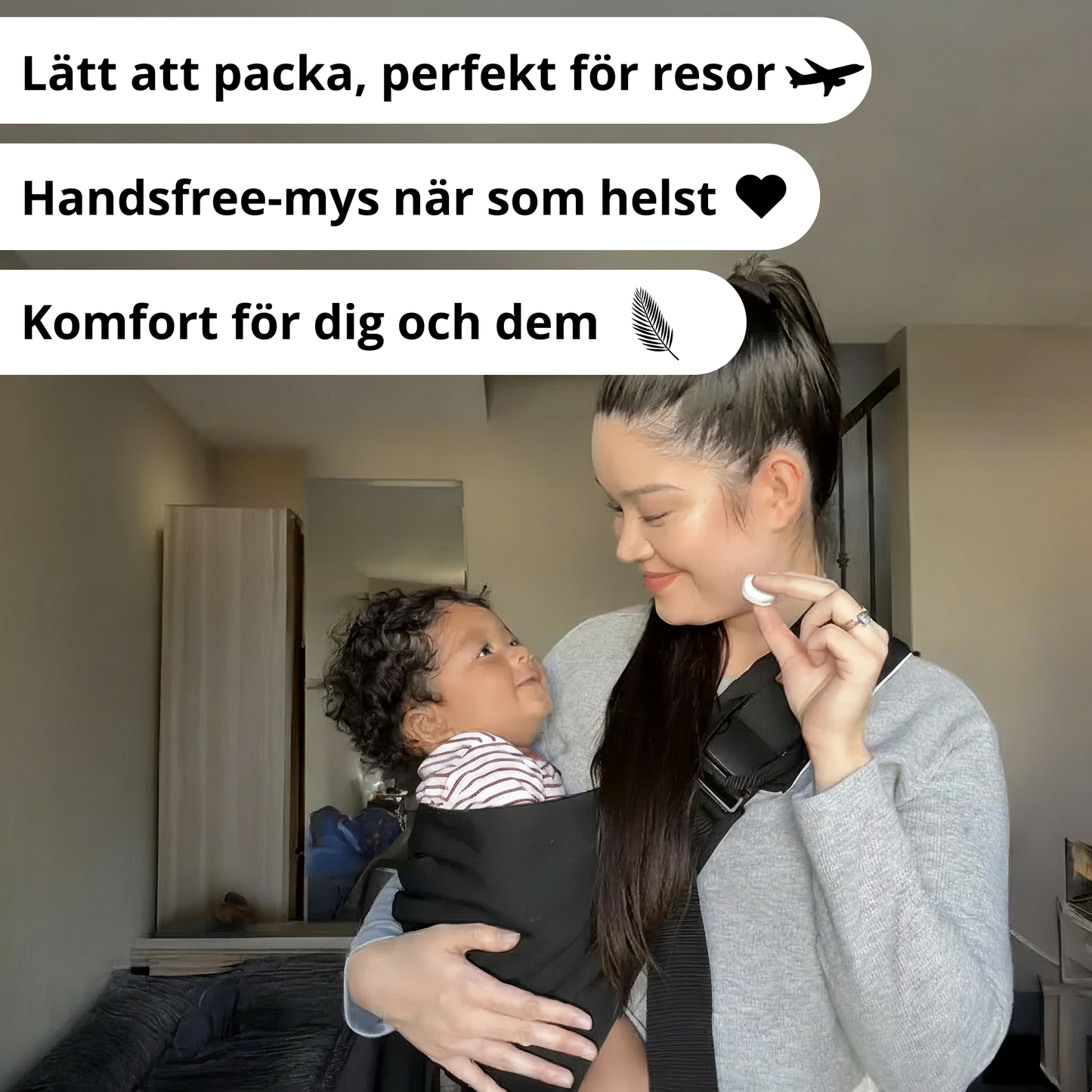 Mjuk & Ergonomisk Bärslinga