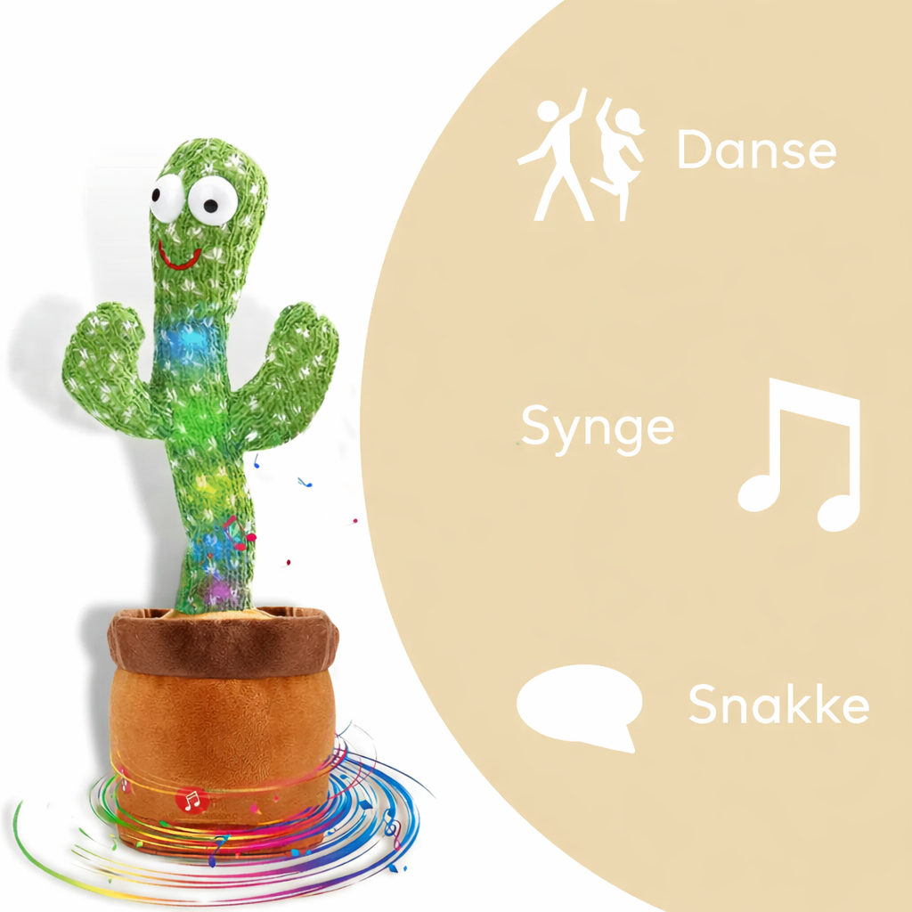 Interaktiv Kaktus – Leksak med Ljud och Dans